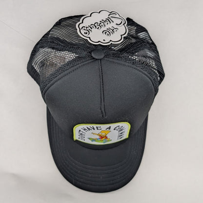 Bart Simpson ‘Don’t Have A Cow Man’ Baseball Cap SnapBack NWT Mad Engine 20th TV Mad Engine