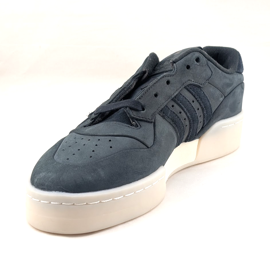 adidas Rivalry Lux Low LaceUp~Womens Sz 7 Black Nubuck Basketball Sneakers Shoes adidas