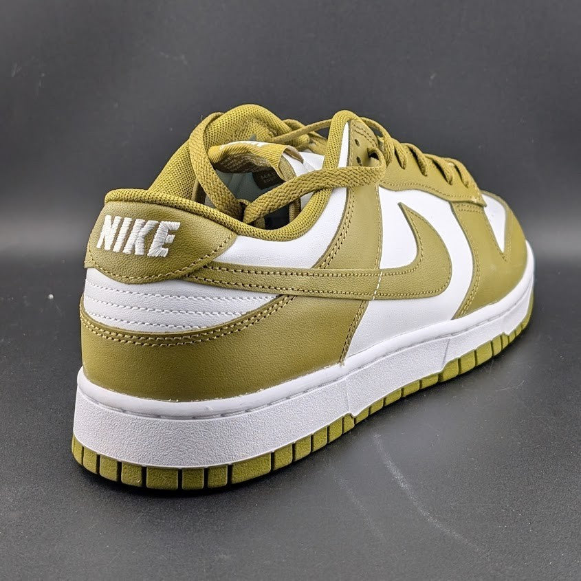 Nike Men's Size 13 Dunk Low Retro White Pacific Moss DV0833-105 Leather Sneaker Nike
