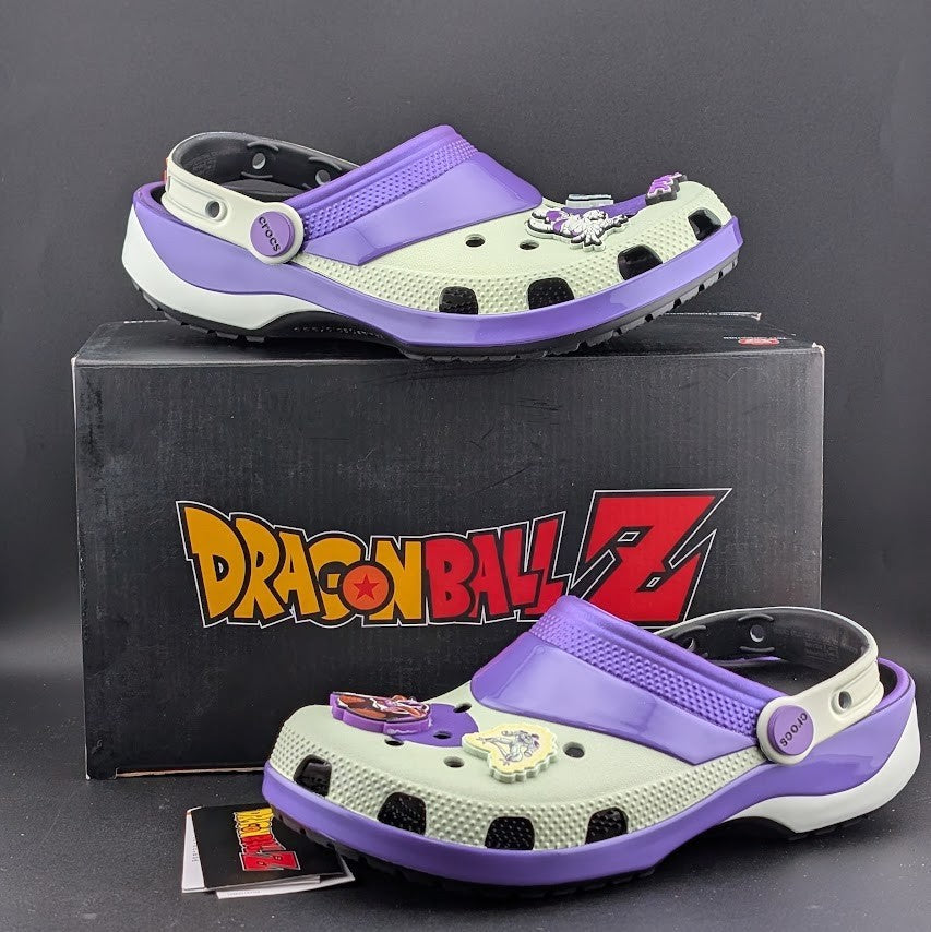 New RARE Kids' Size 6Y / Wm's 7.5 ~ Dragon Ball Z Frieza Classic Crocs Purple Crocs