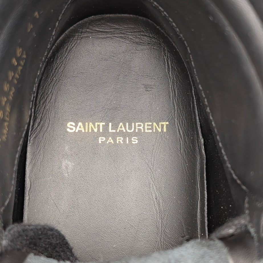 NM Saint Laurent SL/10H Black Gold High Top Sneakers EU 41 Saint Laurent