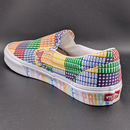 Vans Classic Slip On LGBTQ+ Pride Unisex Classic Slip-On Sneakers VN0A33TB3WJ VANS