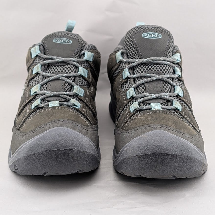 Keen Circadia Vent Low Hiking Shoes Grey Cloud Blue-Women Size 6.5-DISPLAY MODEL Keen