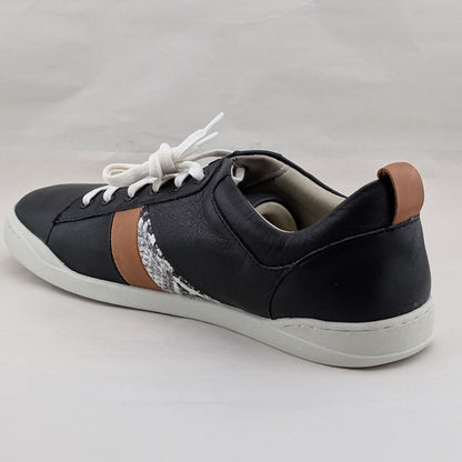 Softwalk Women's Size 11  Athens S2051-024 Black Leather Lifestyle Sneakers SoftWalk