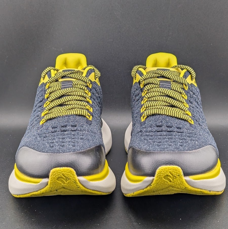 Rabbit Mens Sz 10.5 Dream Chaser Running Shoes Navy/Yellow Sneakers MSRP  $196 Rabbit