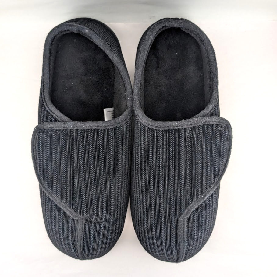 Mens Sz 11 Memory Foam Diabetic Slippers Comfy Warm Plush Fleece Arthritis Edema Longbay