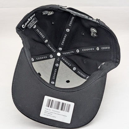 Cookies Black Snapback Hat Adjustable OneSize Bases Loaded Embroidered FREE SHIP Cookies Sf