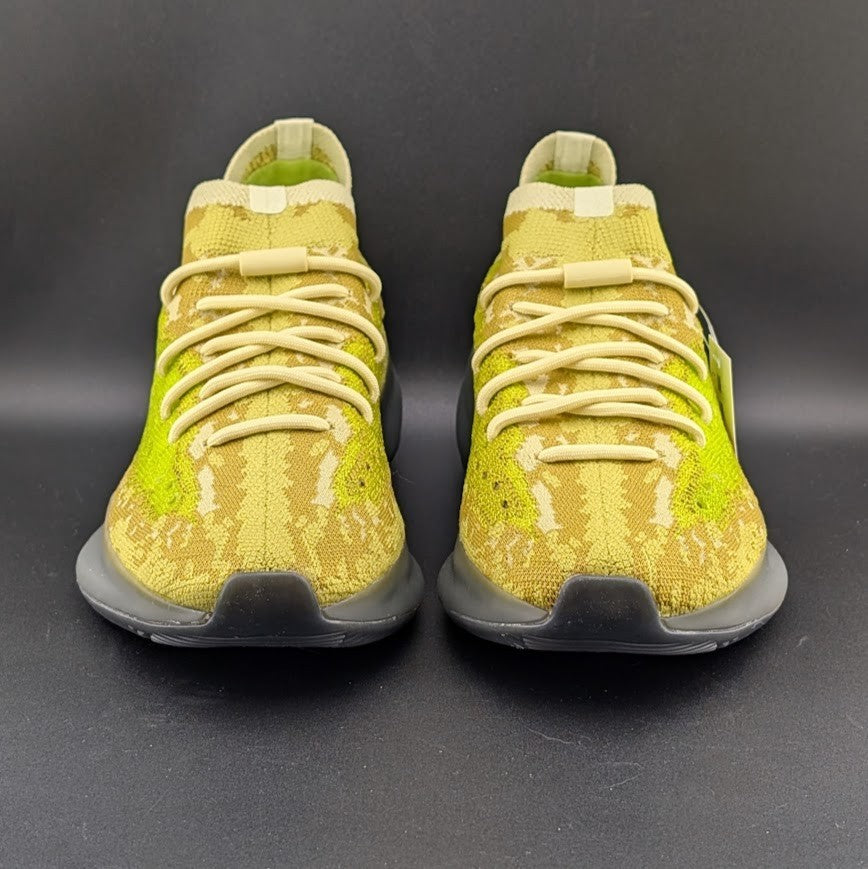adidas Size 10 Yeezy Boost 380 Hylte Yellow Green Primeknit Men's Sneaker FZ4990 adidas