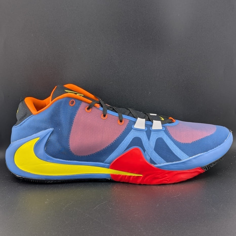 Nike Men's Size 18 Zoom Freak 1 Roots~CT8476-800 Multicolor Basketball Sneaker Nike
