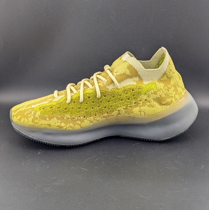 adidas Size 10 Yeezy Boost 380 Hylte Yellow Green Primeknit Men's Sneaker FZ4990 adidas