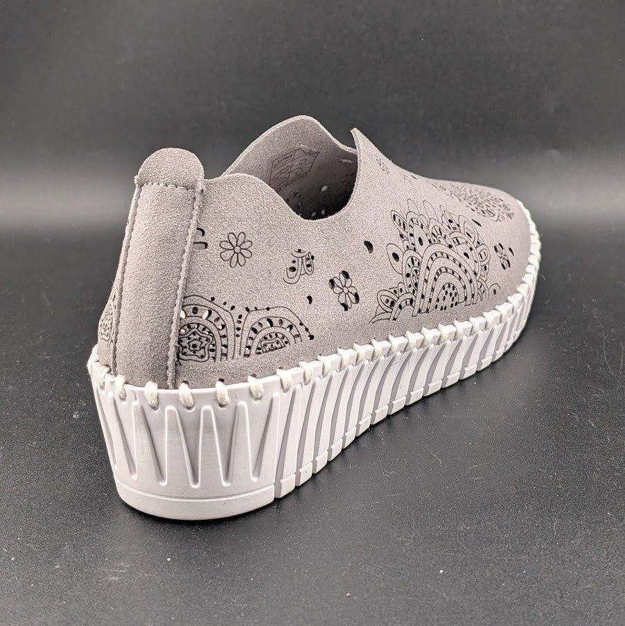 Bernie Mev Memory Foam TW09 Gray Shoes Slip-on Cutouts EU 36 or 41 (US 6 or 9.5) Bernie Mev