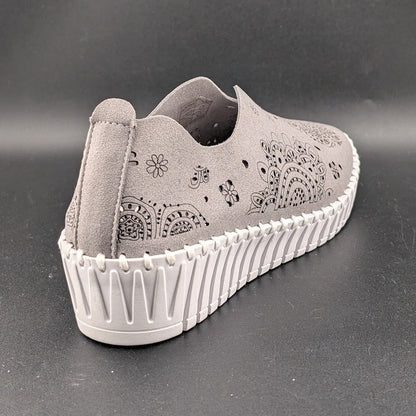 Bernie Mev Memory Foam TW09 Gray Shoes Slip-on Cutouts EU 36 or 41 (US 6 or 9.5) Bernie Mev