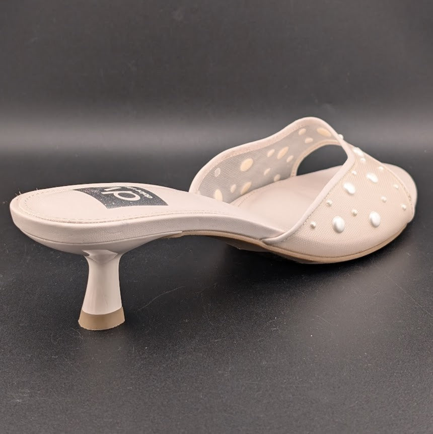 DV by Dolce Vita Size 9 Dorthey Pearl Slides Women's Dress Sandal Dolce Vita