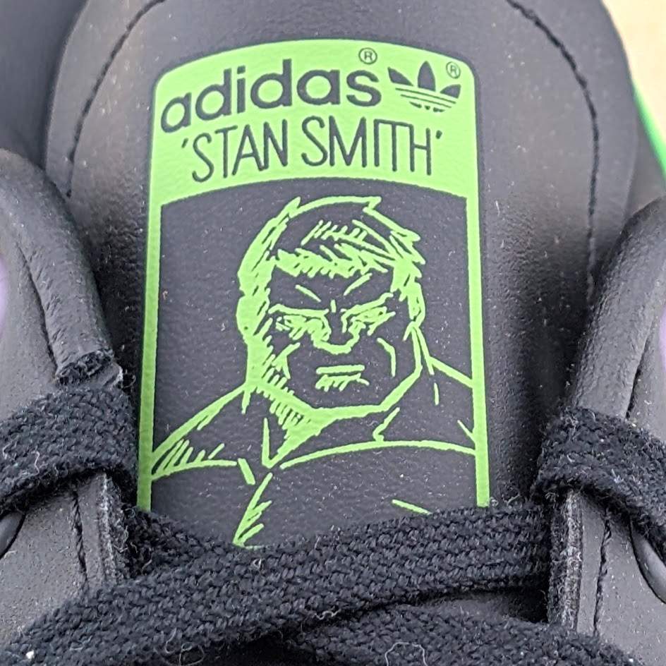adidas Stan Smith x Disney Marvel Hulk Smash Kids Sz 5.5Y Green Black Shoes adidas
