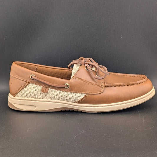 Sperry Women's Size US 8 / EU 39 Whalefish Tan Leather Boat Shoes ~ MSRP $125 SPERRY