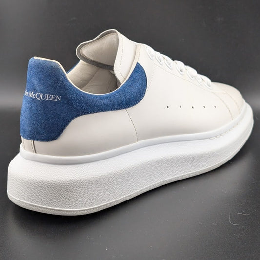Alexander McQueen Oversized Paris Blue Leather Sneakers - Womens Size 8/Mens 6.5 Alexander McQueen