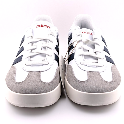 Men's adidas Barreda Size 10.5 - White Shadow Navy Scarlet adidas