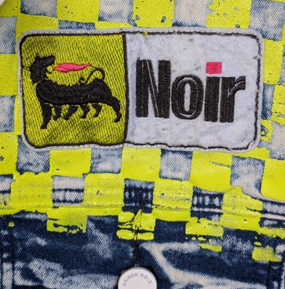 Maison Noir Fashion Denim Hand Painted Skull Jacket Men’s Sz XXL NEW w/ Tags Maison Noir