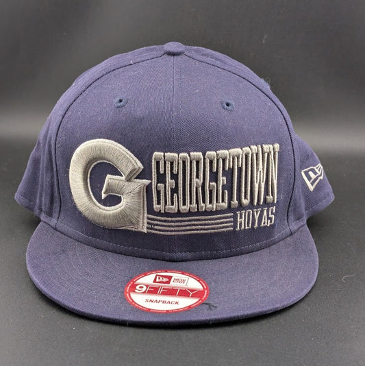 New Era 9Fifty Georgetown Hoyas NCAA Basketball Snapback Cap Hat Adult Size NWT New Era