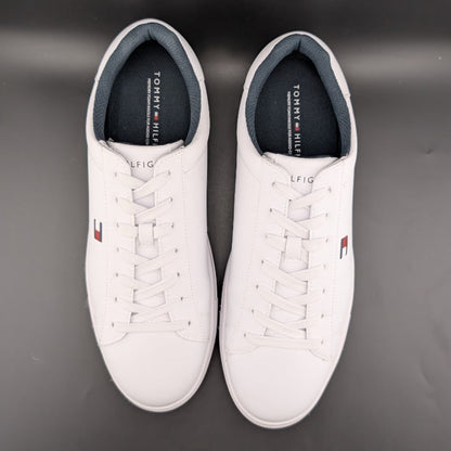 Tommy Hilfiger Men's Size 10M Brecon Cup Sole White Sneakers Tommy Hilfiger