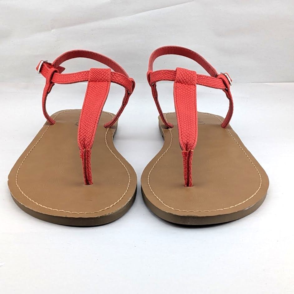 Wild Pair - Krisley Women's Lipstick Red Thong With Clasp Sandal Size 10 Wild Pair (Macy's)