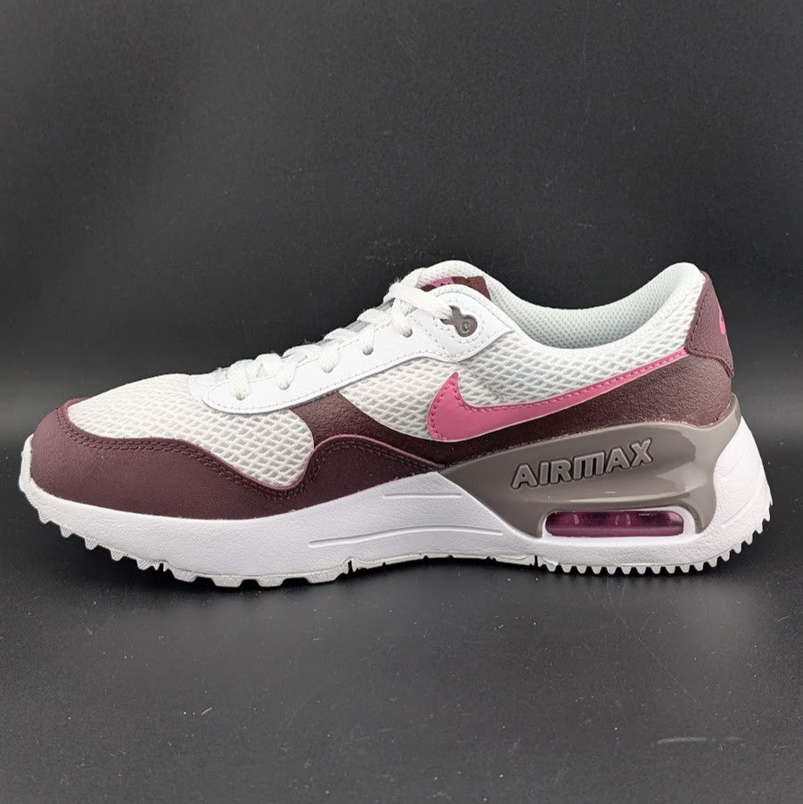 Nike Air Max System (GS) Kids 5Y / Women's 7 ~ White / Playful Pink Nike