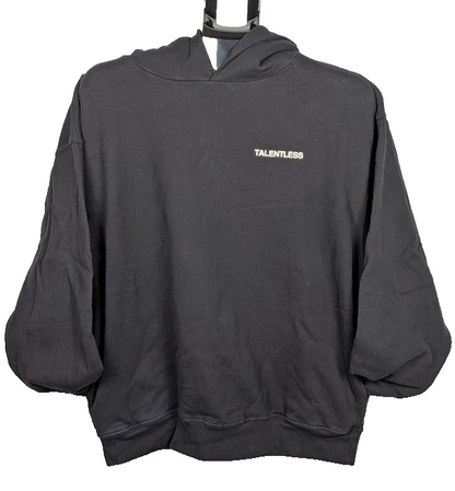 Talentless Black Men's Size Small Hoodie w/ Pockets ~ New In Bag Talentless