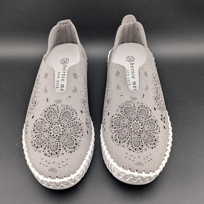 Bernie Mev Memory Foam TW09 Gray Shoes Slip-on Cutouts EU 36 or 41 (US 6 or 9.5) Bernie Mev