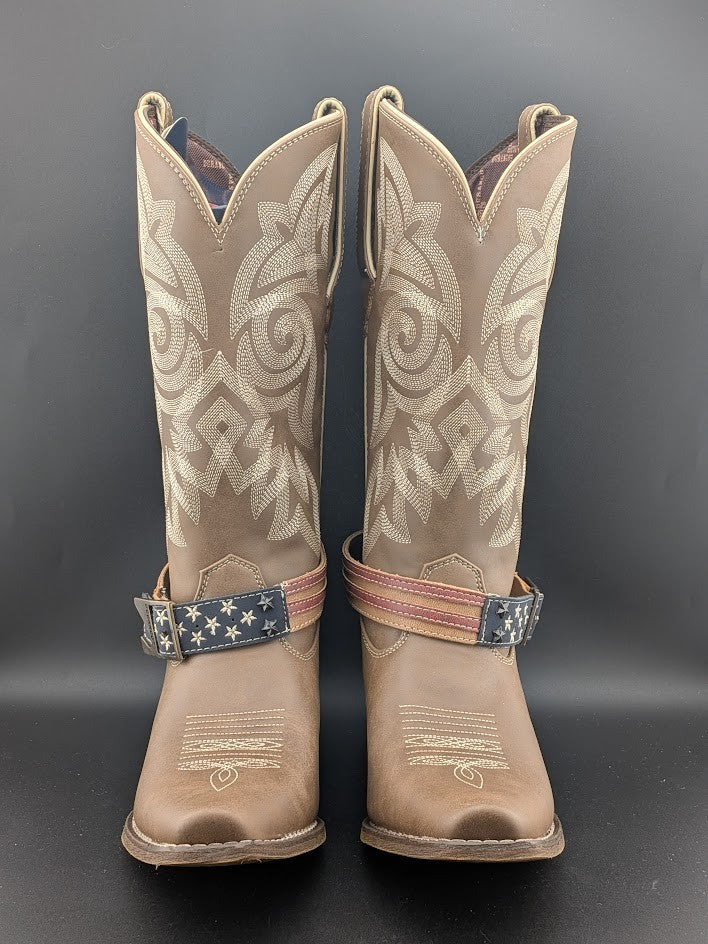 Crush™ by Durango® Women's Size 9 Western Boot with Accessory Belt Durango
