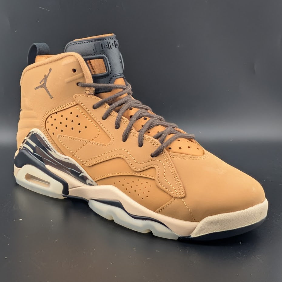 Nike Air Jordan Jumpman MVP DZ5577 200 Flax/Baroque Brown Black Men 6.5Y/Women 8 Nike