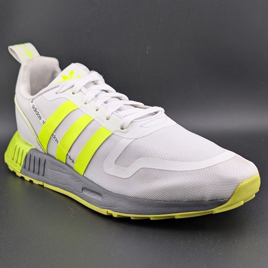 Men's adidas Size 9 Original Multix Athletic Shoe White /Yellow GZ3525 adidas