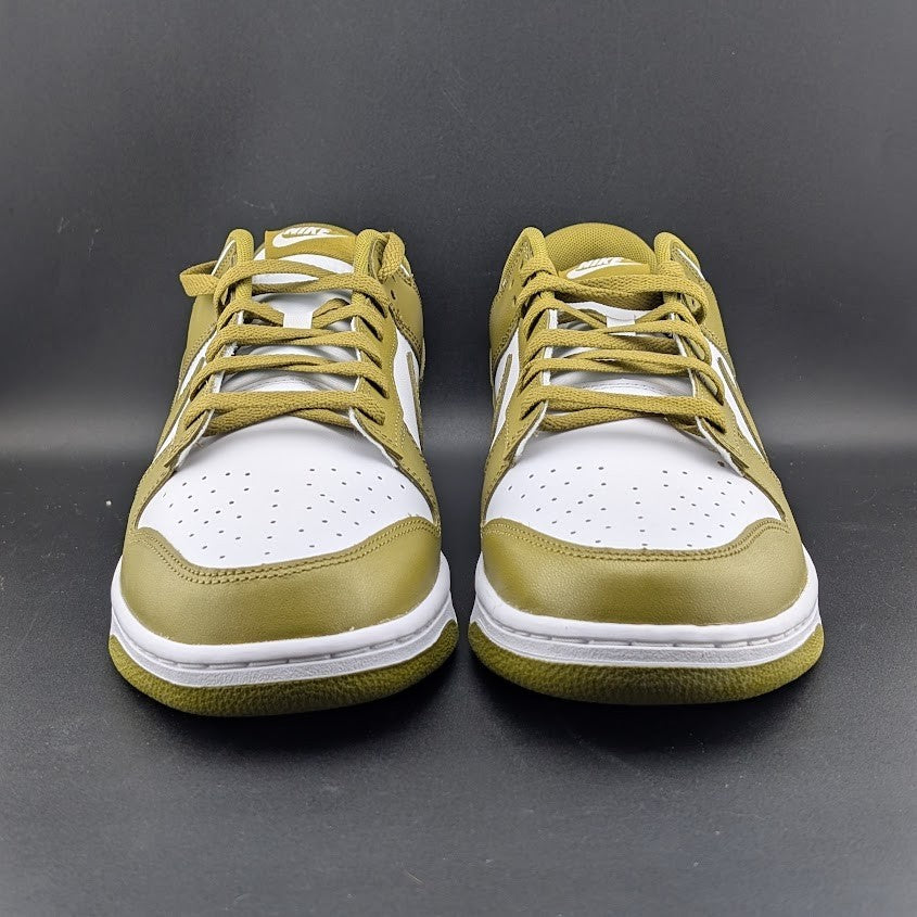 Nike Men's Size 13 Dunk Low Retro White Pacific Moss DV0833-105 Leather Sneaker Nike