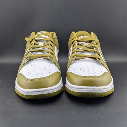 Nike Men's Size 13 Dunk Low Retro White Pacific Moss DV0833-105 Leather Sneaker Nike