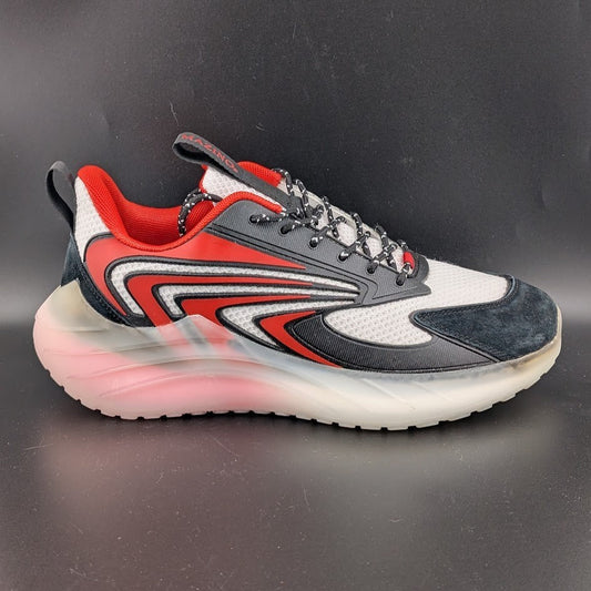 Mazino Krypton Casual Sneakers in Size 9 Superlight Air Soles Blk/Red SC3269 Mazino Krypton
