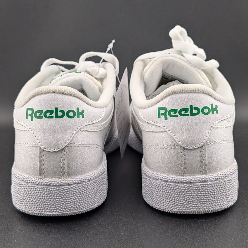 Reebok Men's Size 8 ~ Club C 85 White Green Tennis / Pickleball Court Shoes NIB Reebok