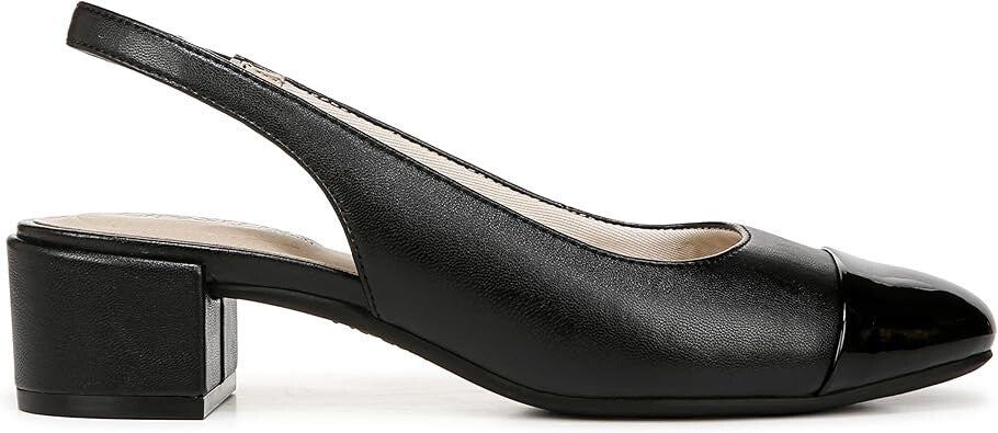 LifeStride Womens Becoming Toe Cap Slingback Heels Shoes Sizes 7, 8, 8.5 2217-19 LifeStride