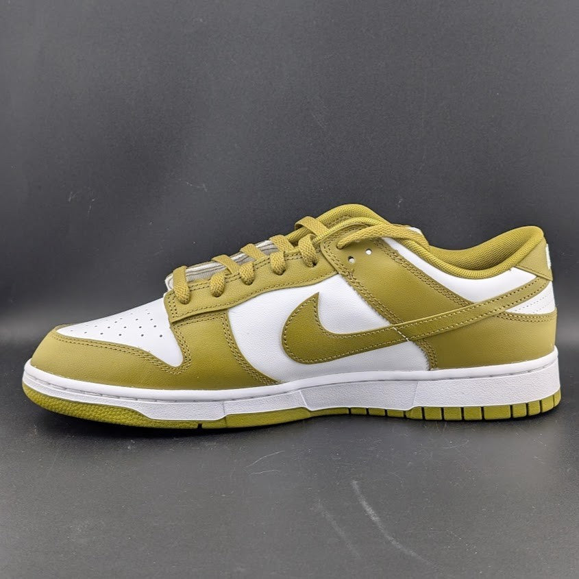 Nike Men's Size 13 Dunk Low Retro White Pacific Moss DV0833-105 Leather Sneaker Nike