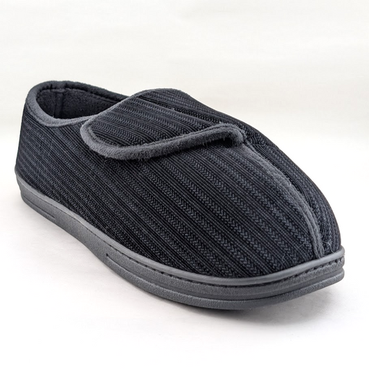 Mens Sz 11 Memory Foam Diabetic Slippers Comfy Warm Plush Fleece Arthritis Edema Longbay