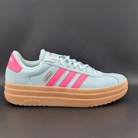 adidas Women's Size 10 'VL Court Bold' Sneaker Style JP7628 FRESH Halo Mint/Pink adidas