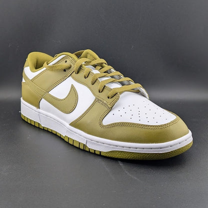 Nike Men's Size 13 Dunk Low Retro White Pacific Moss DV0833-105 Leather Sneaker Nike