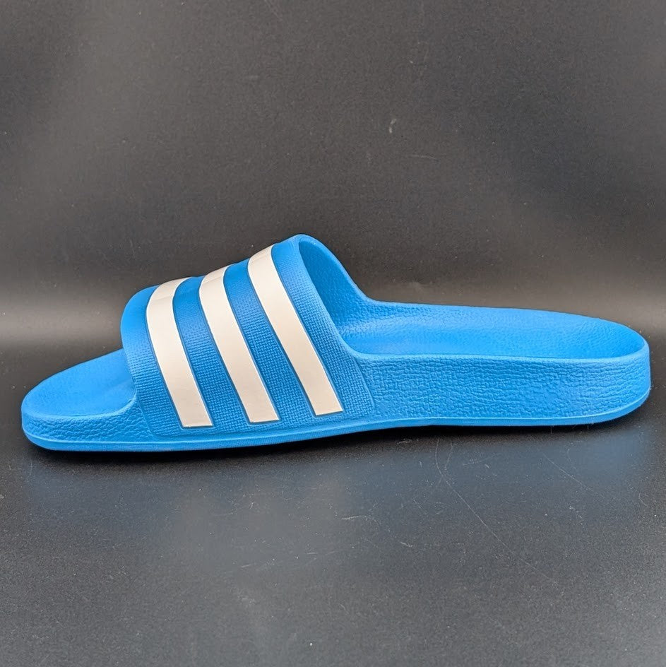 Adidas FY8047 Solar Blue Adilette Aqua Slide Sandals NWT **FREE SHIPPING adidas