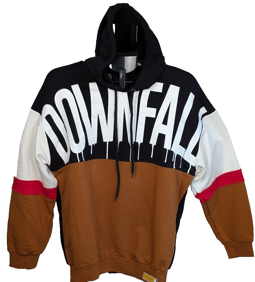 Plus Eighteen Size Large Unisex DOWNFALL Oversize Hoodie Plus Eighteen