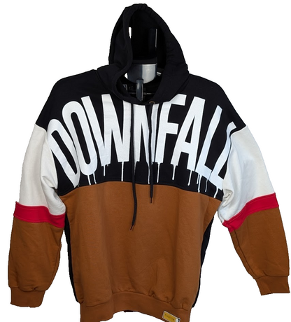 Plus Eighteen Size Large Unisex DOWNFALL Oversize Hoodie Plus Eighteen