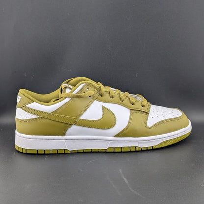 Nike Men's Size 13 Dunk Low Retro White Pacific Moss DV0833-105 Leather Sneaker Nike