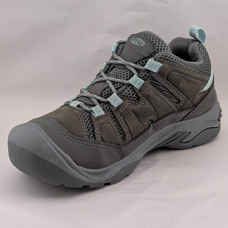 Keen Circadia Vent Low Hiking Shoes Grey Cloud Blue-Women Size 6.5-DISPLAY MODEL Keen