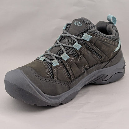 Keen Circadia Vent Low Hiking Shoes Grey Cloud Blue-Women Size 6.5-DISPLAY MODEL Keen