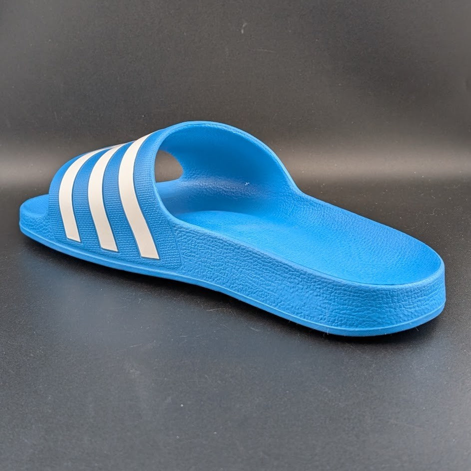 Adidas FY8047 Solar Blue Adilette Aqua Slide Sandals NWT **FREE SHIPPING adidas