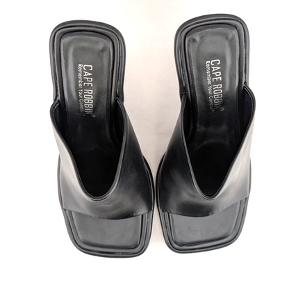 CAPE ROBBIN Ander Women's Size 8 Black Open Toe 4-inch Heeled Sandals NIB 3370 Cape Robbin