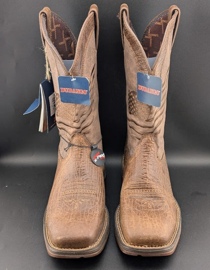 Rebel™ By Durango® Size 10W Brown Distressed Flag Embroidery Boots DDB0314 $185 Durango