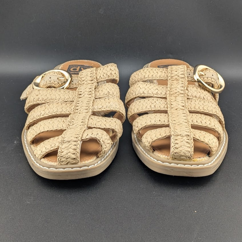 NEW! DV By Dolce Vita Falcun Natural Raffia Buckle Mules Slip On Size 6.5 8.5 9 Dolce Vita